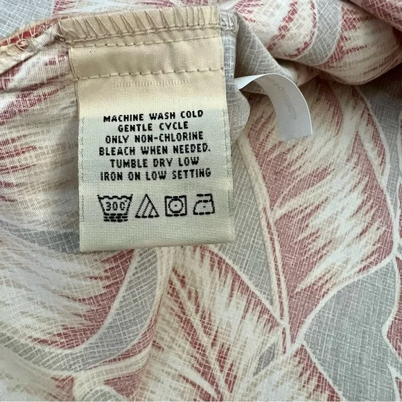 Cooke Street Honolulu Palm Leaves Short Sleeve Button Up Shirt Men’s Size L - Picture 9 of 11